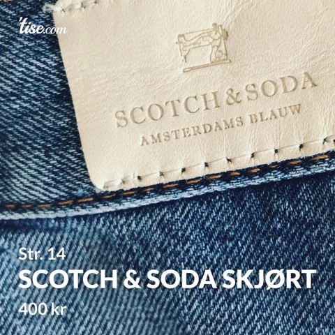 Scotch & Soda skjørt damestr. 14