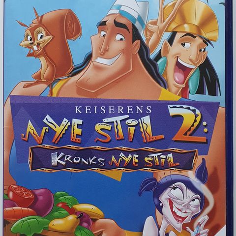 DVD Disney "Keiserens nye stil 2" 2005 💥 GRATIS v/Kjøp av 4for100,-