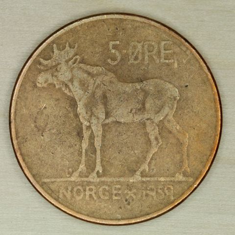 5 øre 1959 Norge  (798)