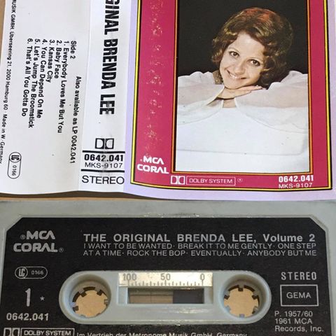 Brenda Lee  – The Original Brenda Lee ( Kassett,)