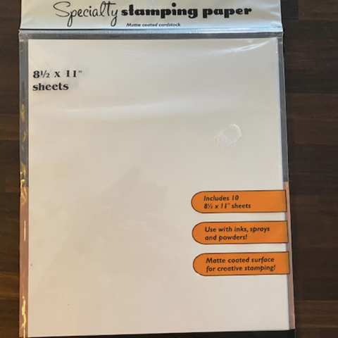 Specialty Stamping Paper