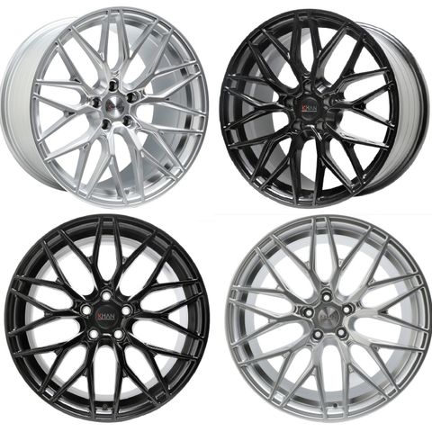 19" KHAN ZF01 FELGPAKKE VW T5 T6 MED DEKK!