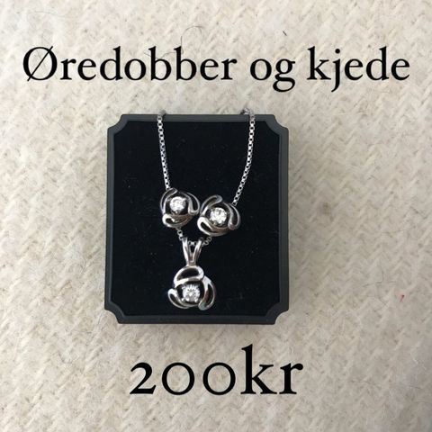 Smykker/smykkesett/øredobber/ringer/armbånd