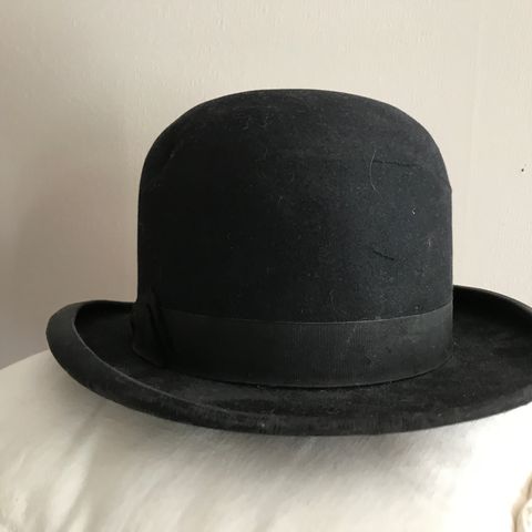 Fantastisk gammel bowlerhatt, fra John B. Stetson Company