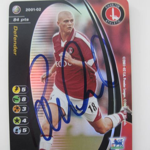 PAUL KONECHESKY, Charlton Athletic signert Wizards 2001-2002. FK137