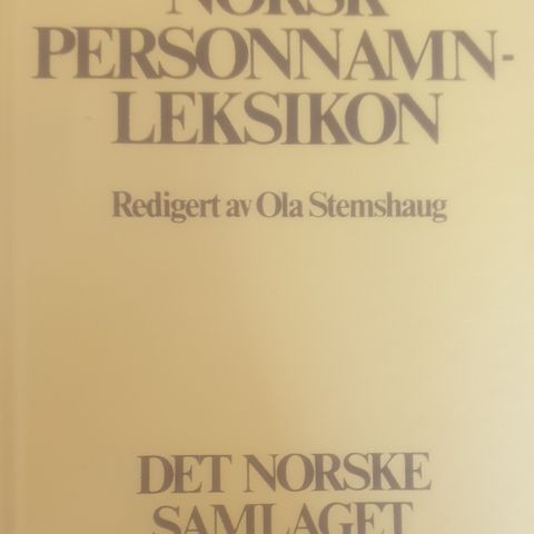 Norsk personnamnleksikon