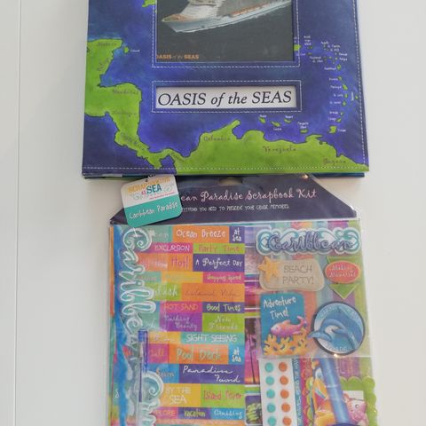 Scrapbook fra Oasis of the seas. Ubrukt!