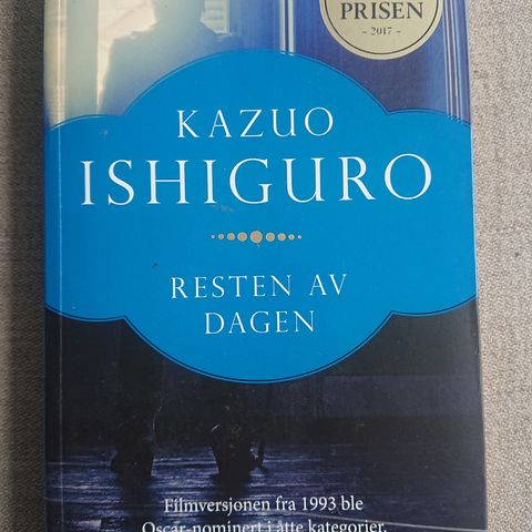 Resten av dagen av Kazuo Ishiguro