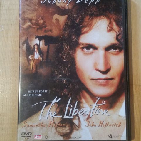 The Libertine. DVD. ( Johnny Depp, John Malkovich og Samantha Morton)