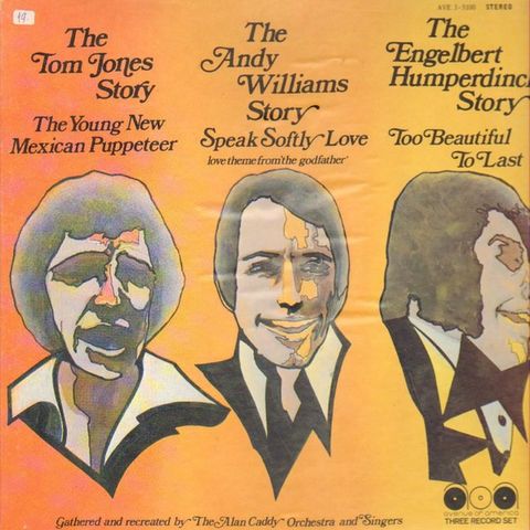 Alan Caddy Orchestra & Singers – The Tom Jones Story + + (3 x LP)