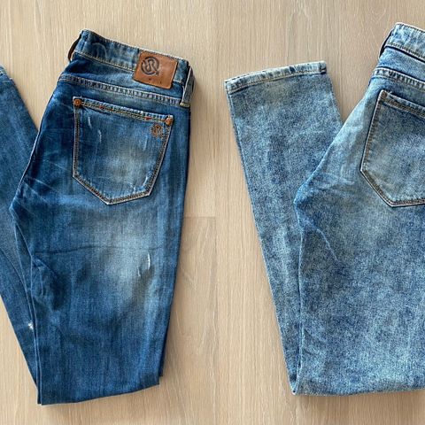 Raer jeans, str. 26 og str. 28