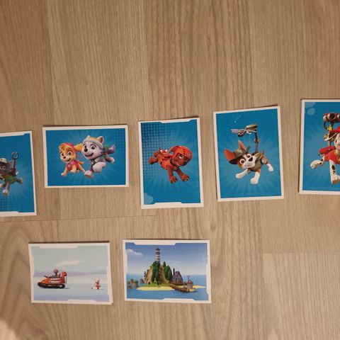 Paw Patrol samlekort/ klistermerker