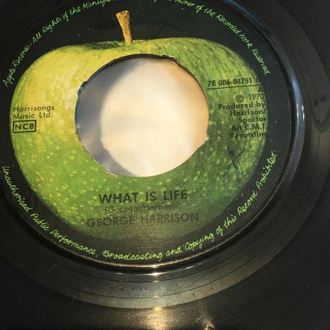 George Harrison – What Is Life (7", Single 1971)