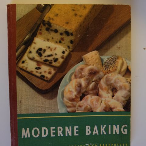 Vintage bok: "Moderne baking" Freias håndbok i baking med bakepulver . trn 200