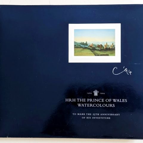 HRH The Prince of Wales - Watercolours - 73 akvareller malt av Kong Charles