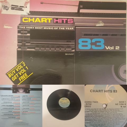 VINTAGE/RETRO LP-VINYL "CHART HITS 83/1982 "