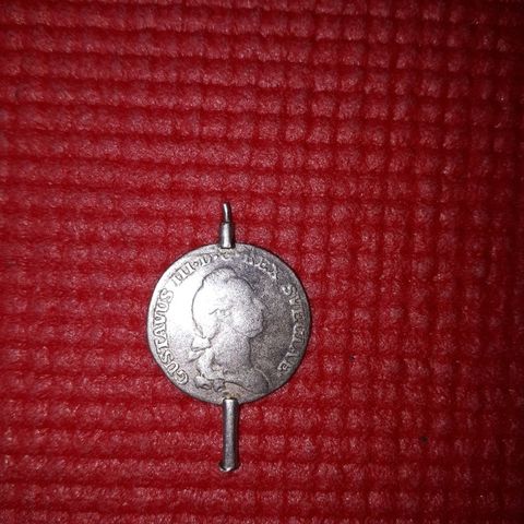 Sølv mynt 1/6 riksdaler 1779
