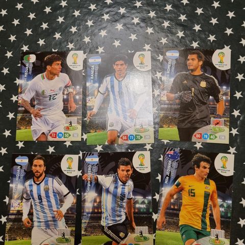Fotballkort fra Fifa World Cup Brasil