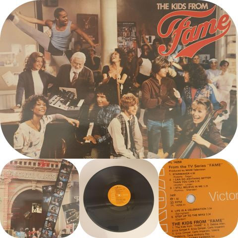 VINTAGE/RETRO LP-VINYL "THE KIDS FROM FAME 1982"