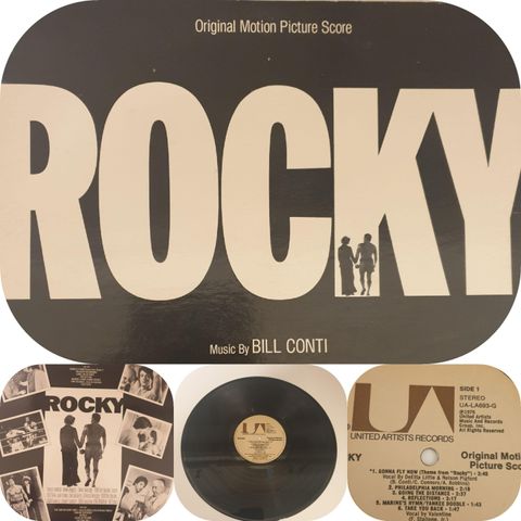 VINTAGE/RETRO LP-VINYL "ROCKY/MUSIC BY BILL CONTI 1967  "