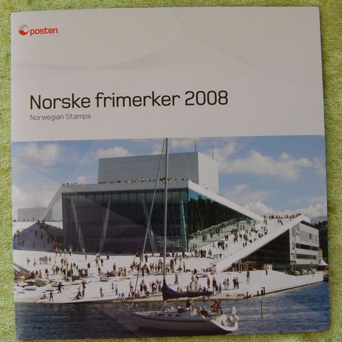 Årssett Norske frimerker 2008, sendes fraktfritt