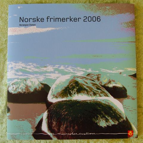 Årssett Norske frimerker 2006, sendes fraktfritt