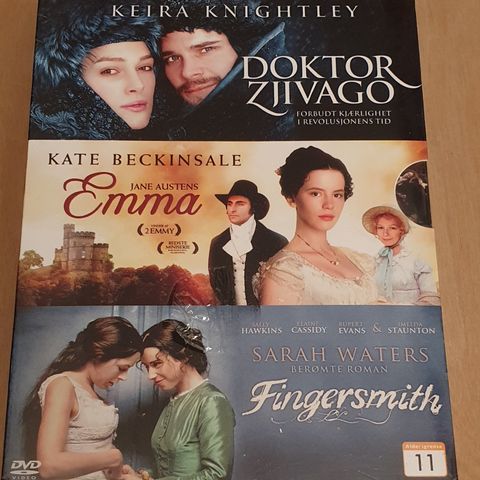 Doktor Zjivago + Emma + Fingersmith  ( DVD )