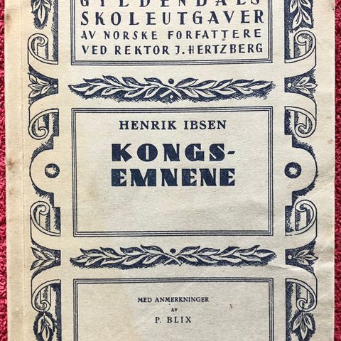 Henrik Ibsen: Kongsemnene, Gyldendal skoleutgaver