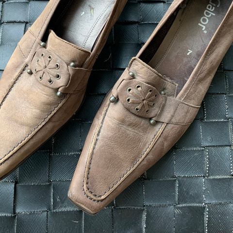 LOAFERS  / Mokkasiner / myke skinnsko fra Gabor str 40