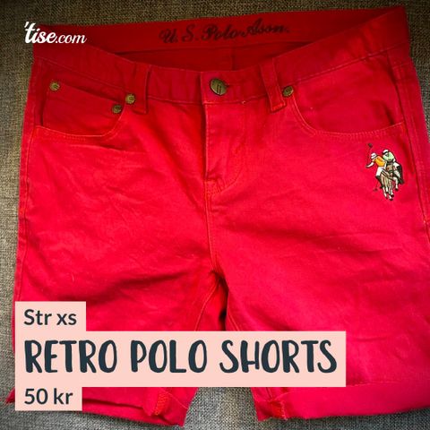 Polo shorts str xs