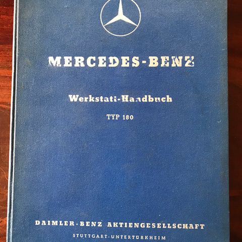 Werkstatt-Handbuch Typ 180