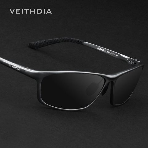 NYE Veithida solbriller (grå/sort)