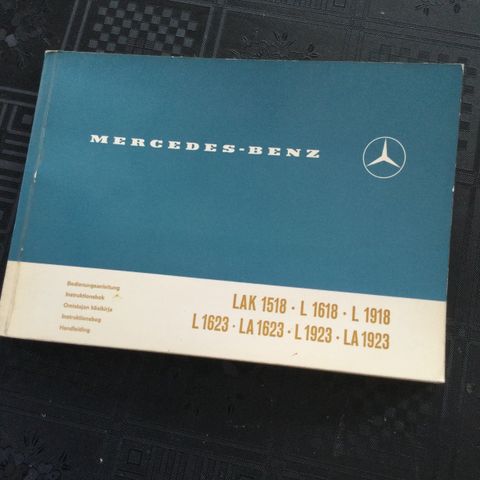 instruksjonsbok Mercedes-Benz