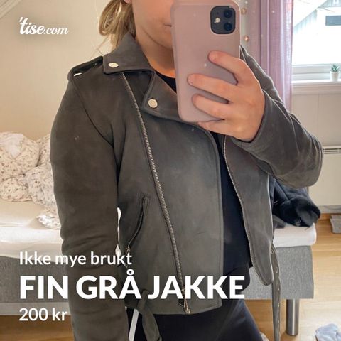 Fin grå jakke 