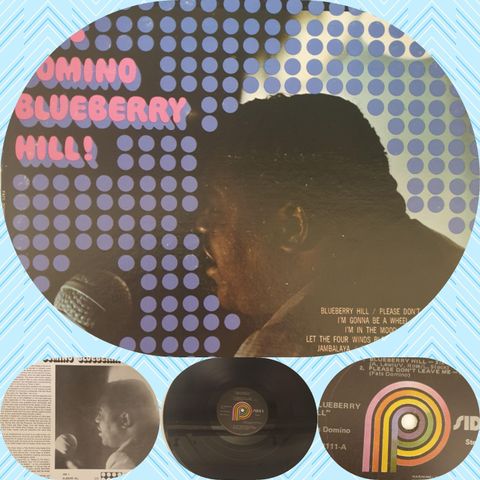 VINTAGE/RETRO LP-VINYL "FATS DOMINO/BLUEBERRY HILL "