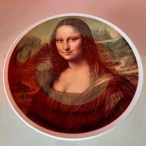 Veggfat Mona Lisa