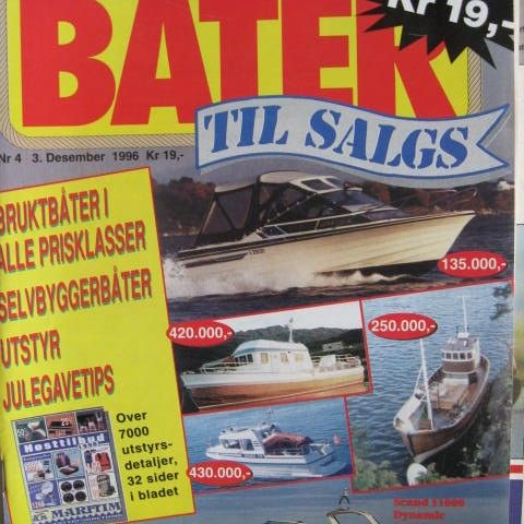 Båten nr 4 - 1996 - Se bilde.