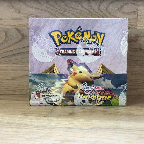 Pokemon Vivid Voltage booster display