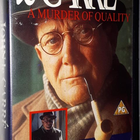 VHS SMALL BOX.JOHN LE CARRE.A MURDER OF QUALITY.