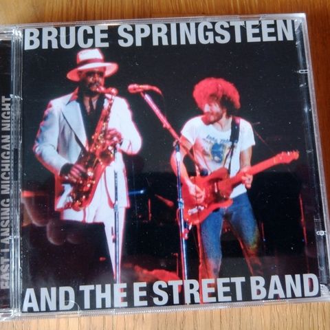 Bruce Springsteen - East Lansing night  2CD Live  1976 (Crystal Cat utgivelse)