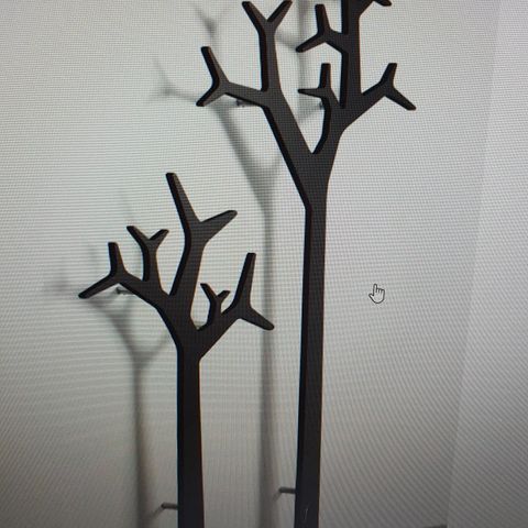 Tree Wall Swedese, sort, 194 cm