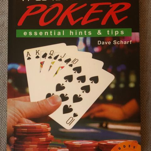 Poker boken Winning at poker (ubrukt)