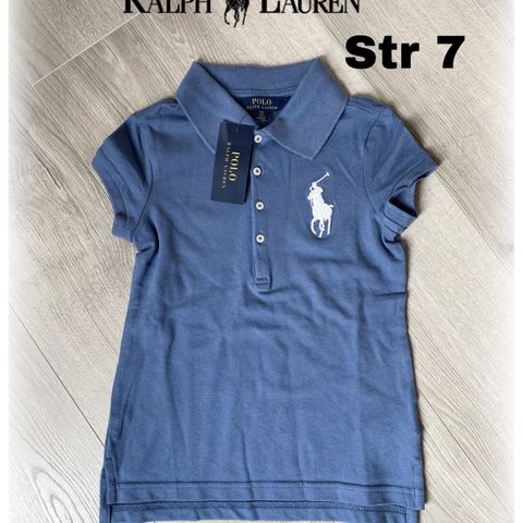 Nydelig Ralph Lauren piquet str 7 år - NY m/lapp