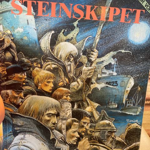 Steinskipet  (Enki bilal)  Tegneserie