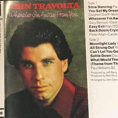 John Travolta – Whenever I'm Away From You (Cass, Album 1977)