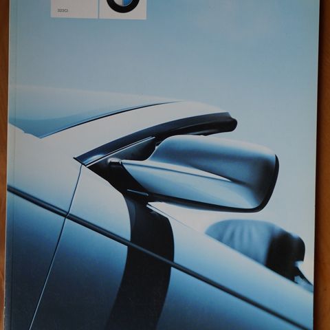 BMW 3 series convertible  323Ci brosjyre 2000 mod, fotografert i Norge