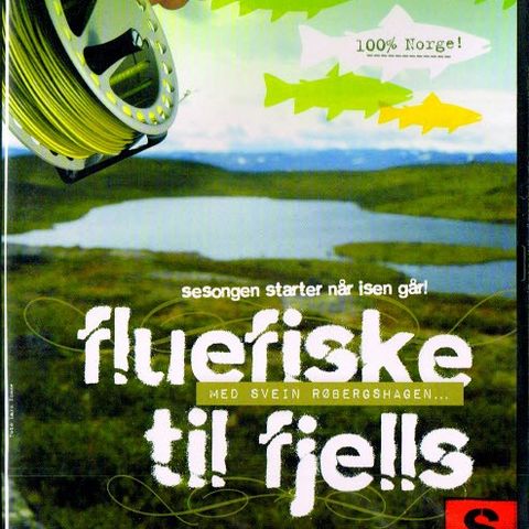 Fluefiske til fjells - Ubrukt og utgått Norsk DVD - 100% Norge