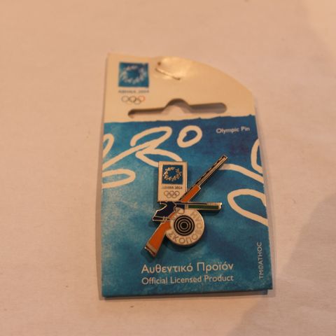 Strøken Offisiell OL pins fra Athen/Aten 2004.