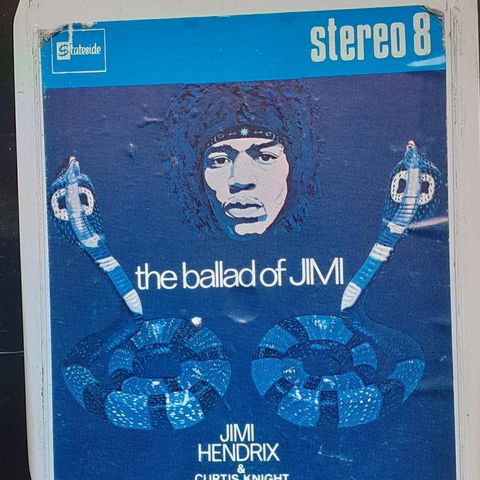 Jimi Hendrix 8 spors kassetter