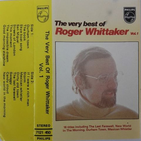 Roger Whittaker – The Very Best Of Roger Whittaker Vol. 1 (Cass, Comp 1976)